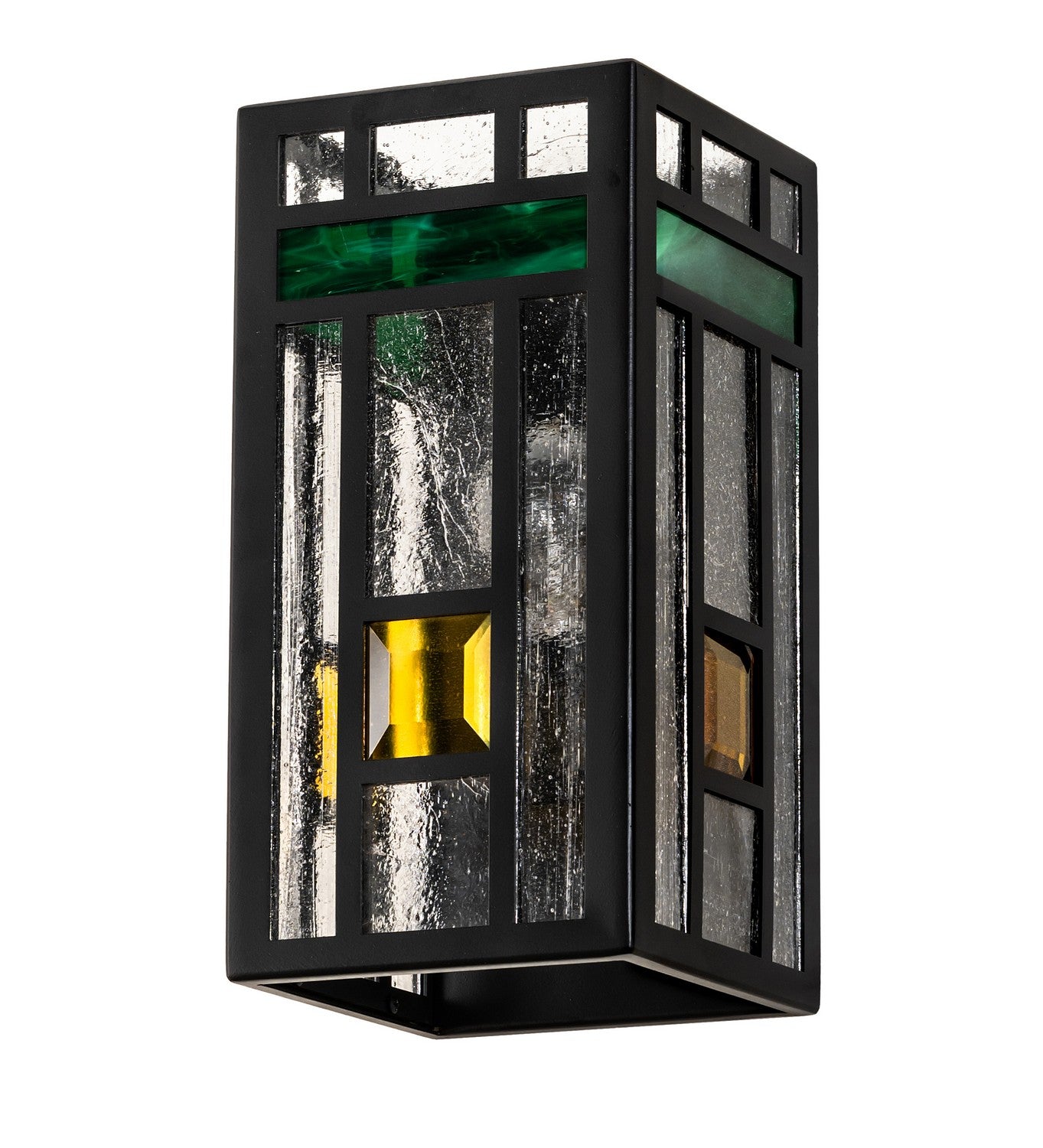 Meyda Tiffany - 256651 - LED Wall Sconce - Polaris - Solar & Matte Black