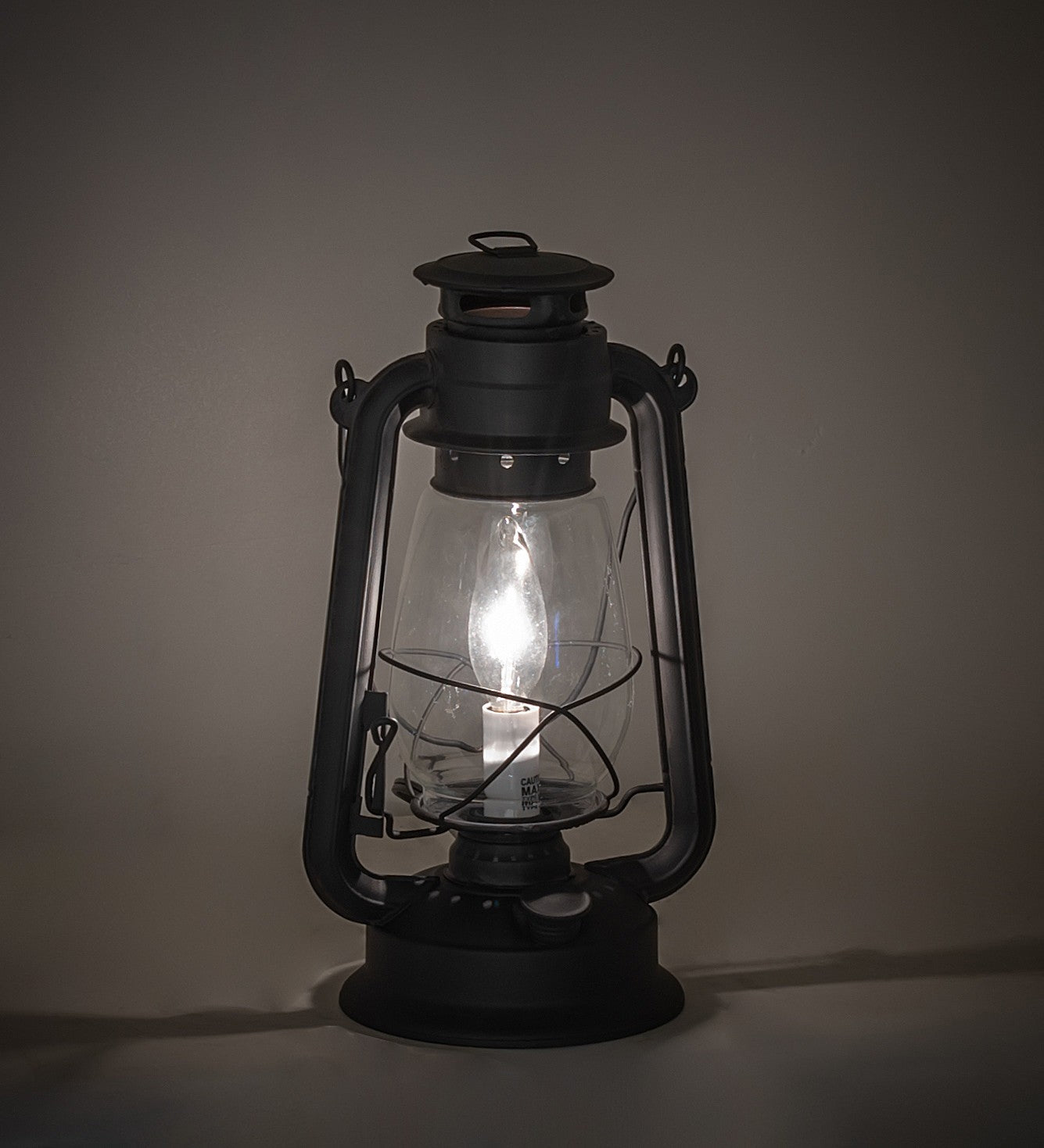 Meyda Tiffany - 258288 - One Light Table Lamp - Miners Lantern - Costello Black