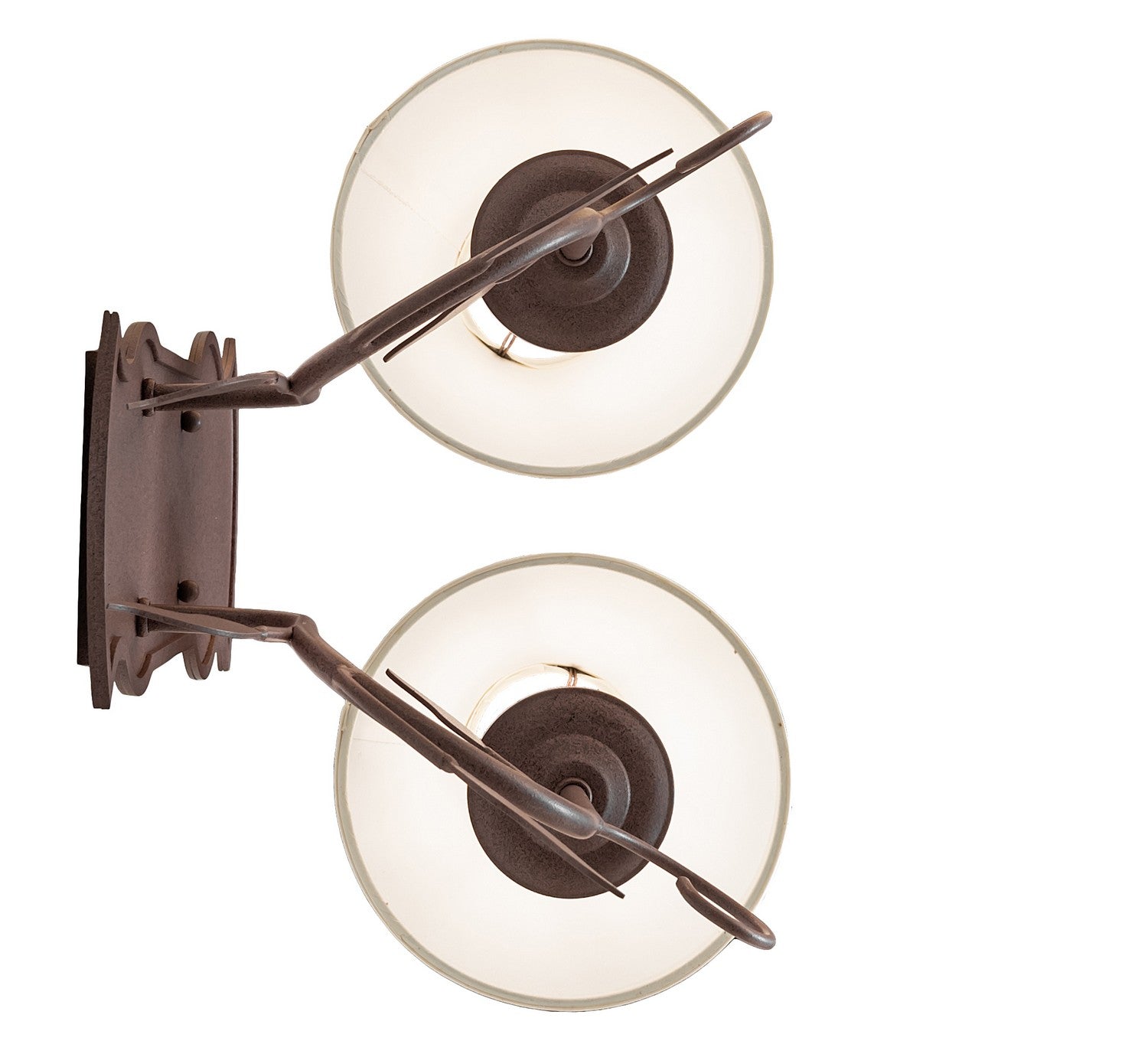 Meyda Tiffany - 259749 - Two Light Wall Sconce - Bordeaux - Rust