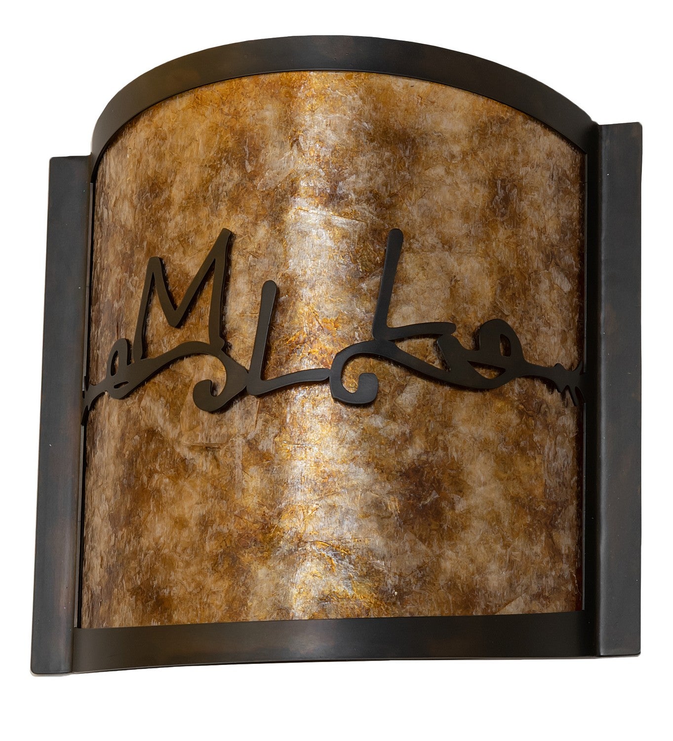 Meyda Tiffany - 260052 - Two Light Wall Sconce - Personalized - Dark Burnished Antique Copper