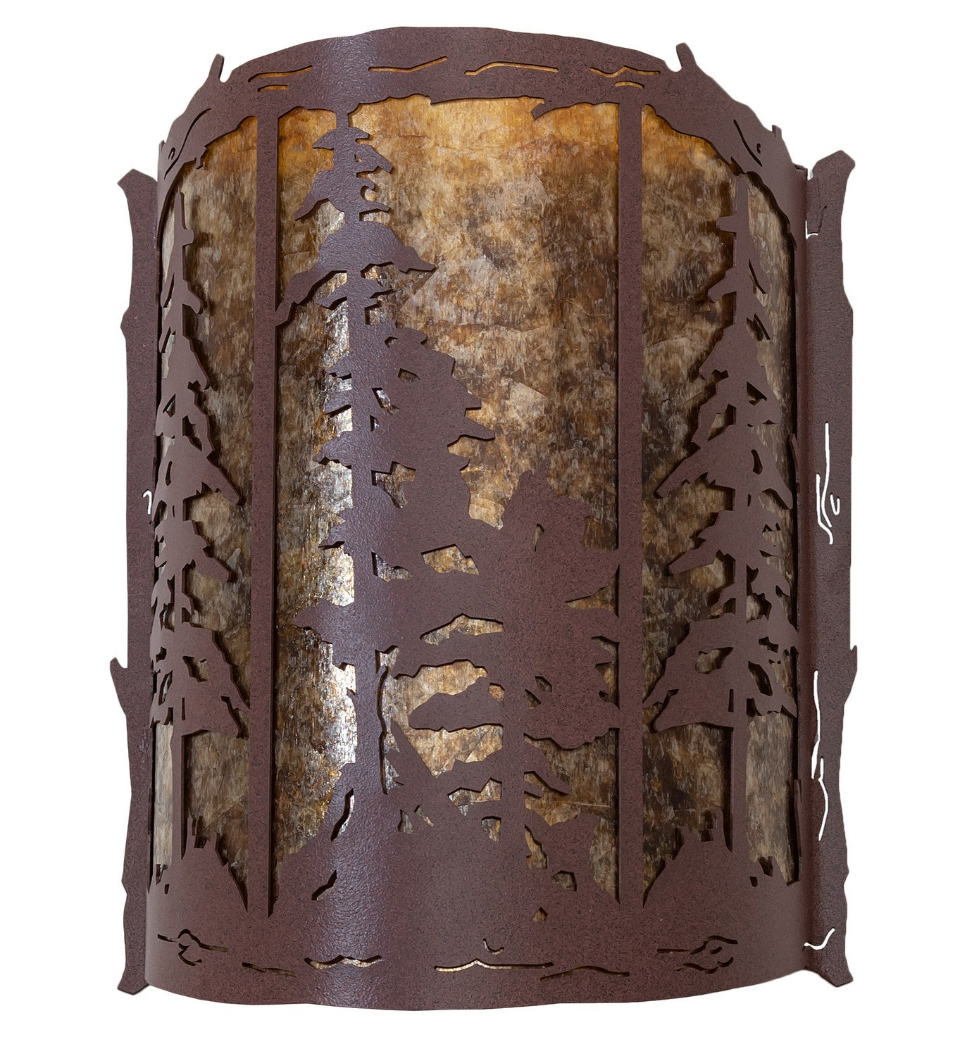 Meyda Tiffany - 260435 - Two Light Wall Sconce - Tall Pines - Rust