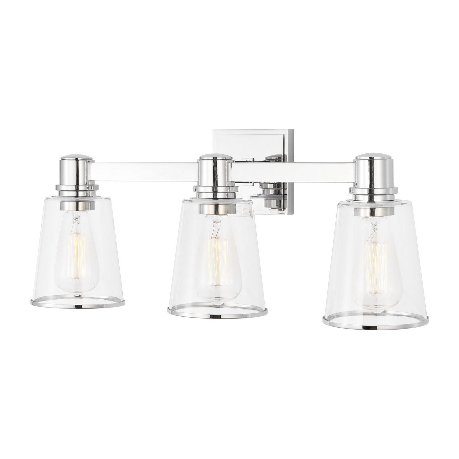 Visual Comfort Studio - CV1033PN - Three Light Bath Vanity - Alessa - Polished Nickel