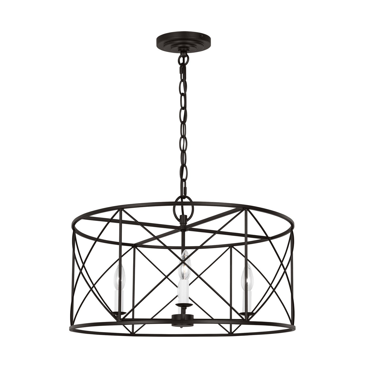 Visual Comfort Studio - CC1634AI - Four Light Chandelier - Beatrix - Aged Iron