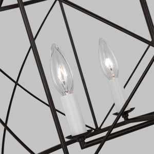 Visual Comfort Studio - CC1634AI - Four Light Chandelier - Beatrix - Aged Iron