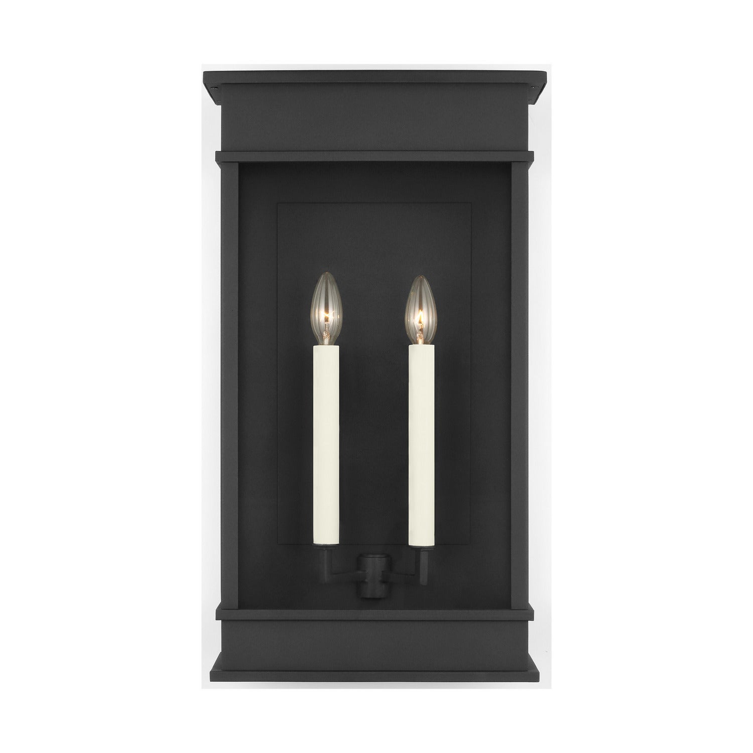 Visual Comfort Studio - CO1482TXB - Two Light Outdoor Wall Sconce - Cupertino - Textured Black
