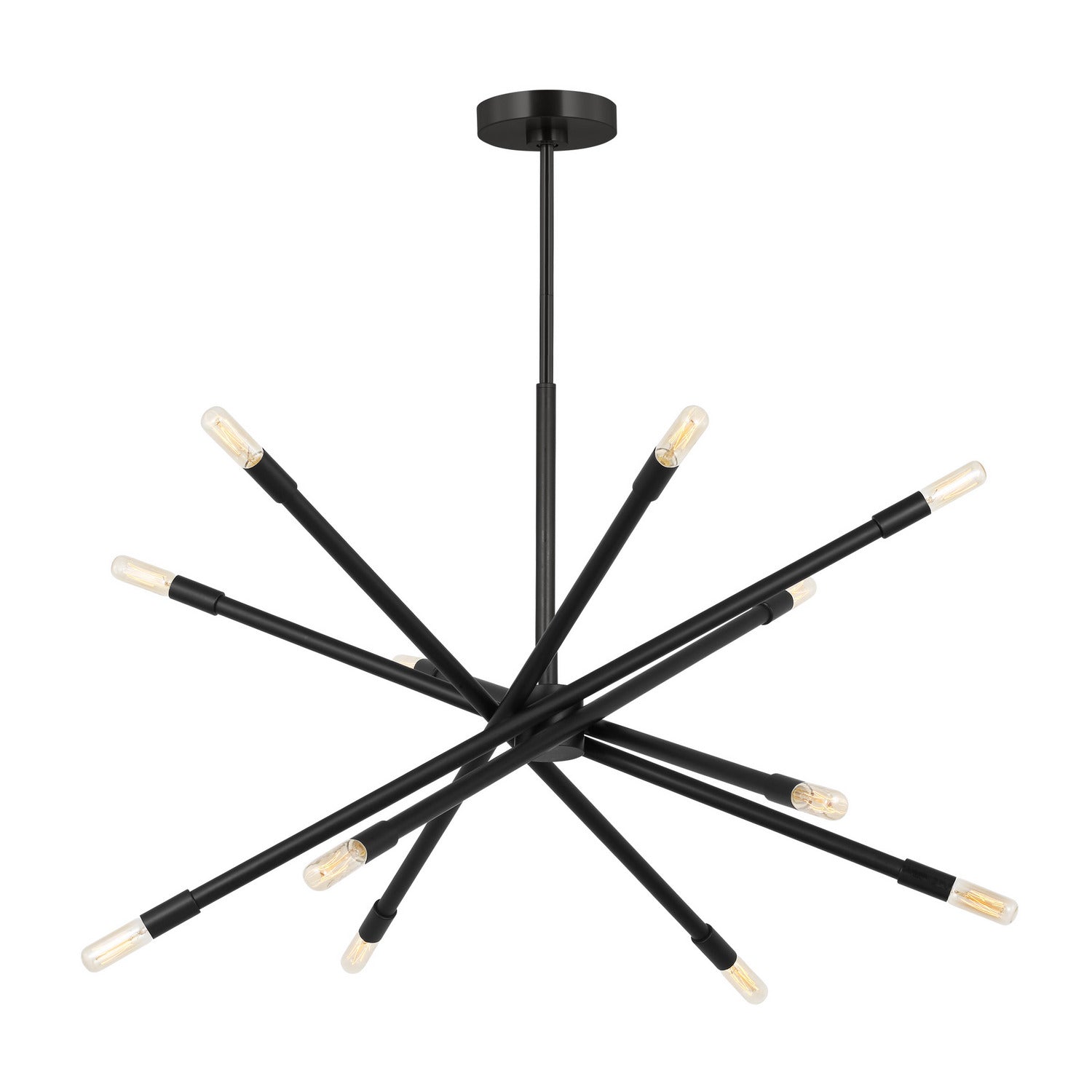 Visual Comfort Studio - CC16612MBK - 12 Light Chandelier - Eastyn - Midnight Black