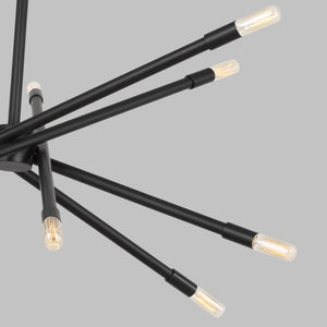 Visual Comfort Studio - CC16612MBK - 12 Light Chandelier - Eastyn - Midnight Black