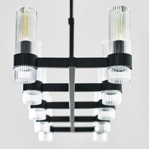 Visual Comfort Studio - CC13810AI - Ten Light Chandelier - Geneva - Aged Iron