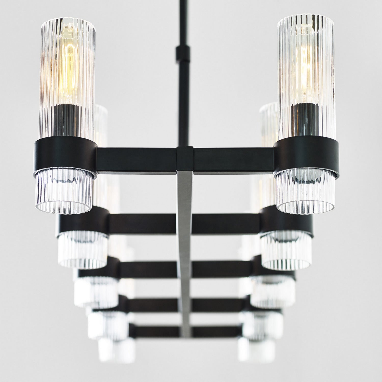 Visual Comfort Studio - CC13810AI - Ten Light Chandelier - Geneva - Aged Iron