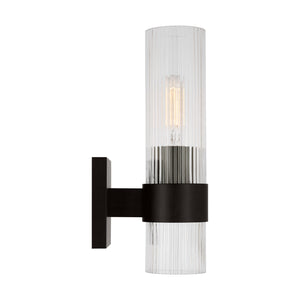 Visual Comfort Studio - CV1021AI - One Light Bath Vanity - Geneva - Aged Iron