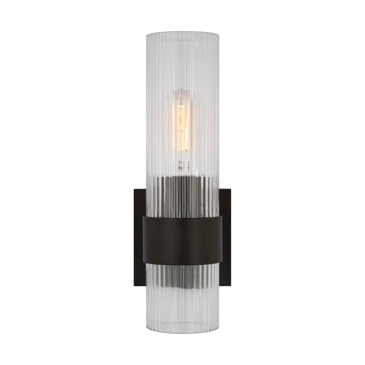 Visual Comfort Studio - CV1021AI - One Light Bath Vanity - Geneva - Aged Iron