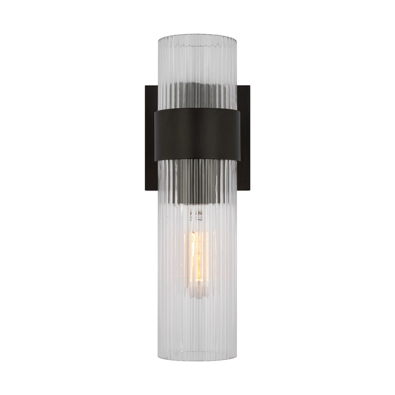 Visual Comfort Studio - CV1021AI - One Light Bath Vanity - Geneva - Aged Iron