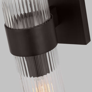 Visual Comfort Studio - CV1021AI - One Light Bath Vanity - Geneva - Aged Iron