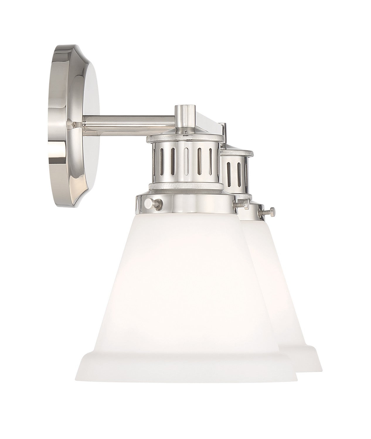 Norwell Lighting - 2402-PN-MO - Two Light Bath - Alden - Polished Nickel