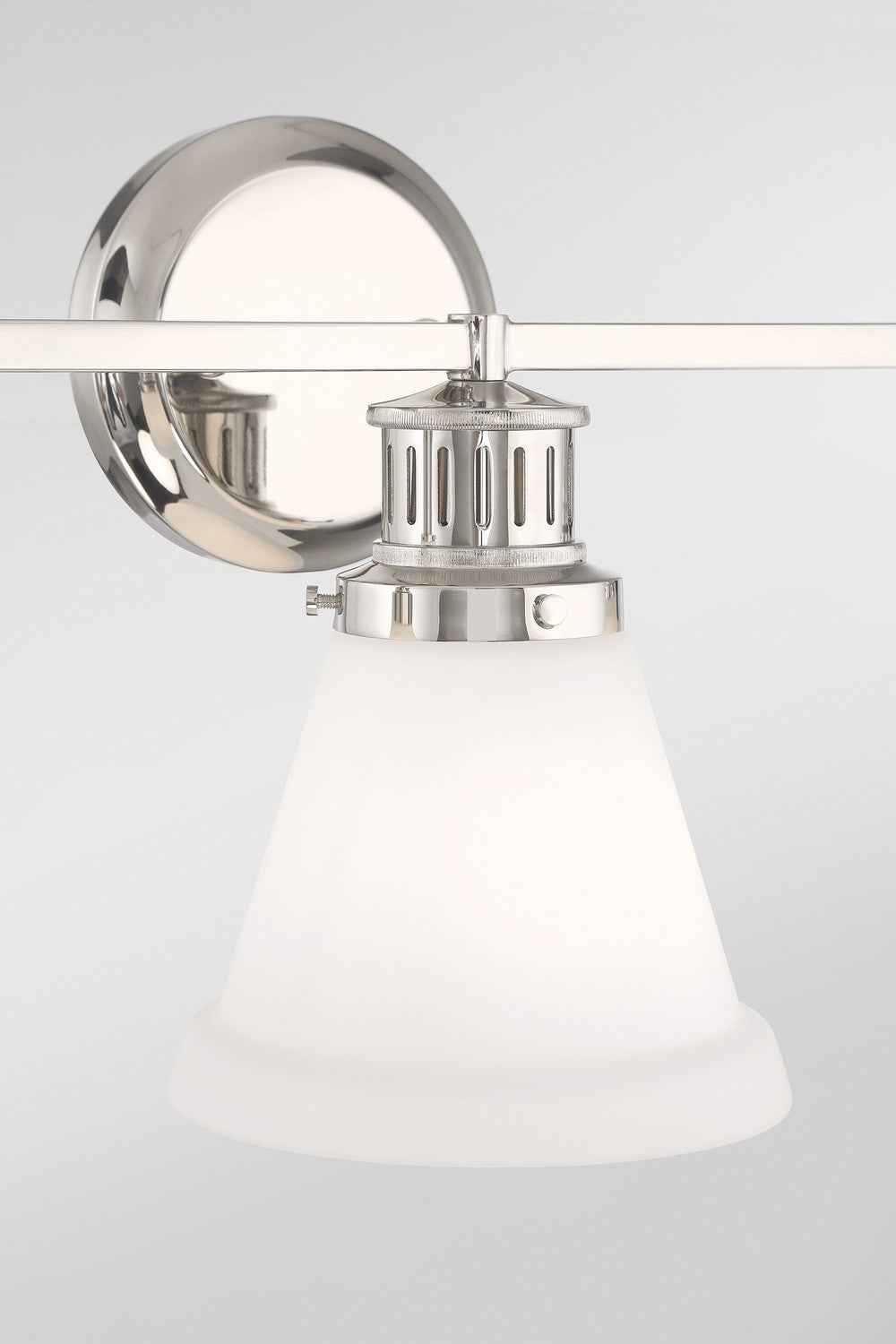 Norwell Lighting - 2403-PN-MO - Three Light Bath - Alden - Polished Nickel