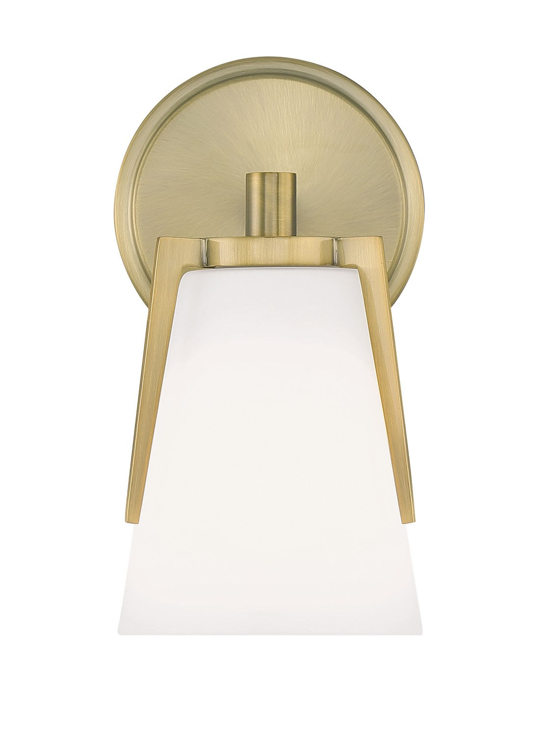 Norwell Lighting - 2501-AN-MO - One Light Bath - Allure - Antique Brass