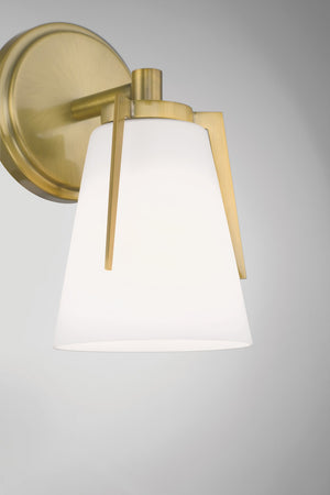 Norwell Lighting - 2501-AN-MO - One Light Bath - Allure - Antique Brass