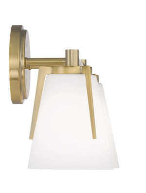 Norwell Lighting - 2502-AN-MO - Two Light Bath - Allure - Antique Brass