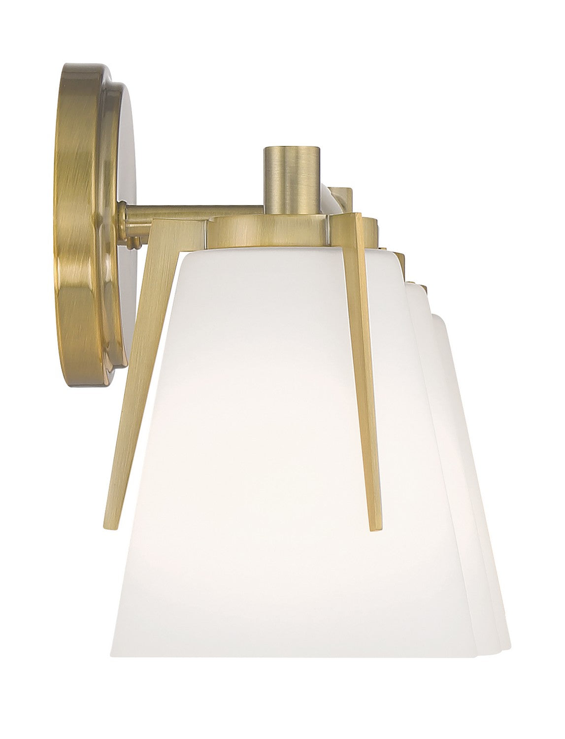 Norwell Lighting - 2503-AN-MO - Three Light Bath - Allure - Antique Brass