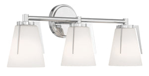 Norwell Lighting - 2503-CH-MO - Three Light Bath - Allure - Chrome