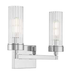 Norwell Lighting - 2612-CH-CL - Two Light Bath - Lida - Chrome