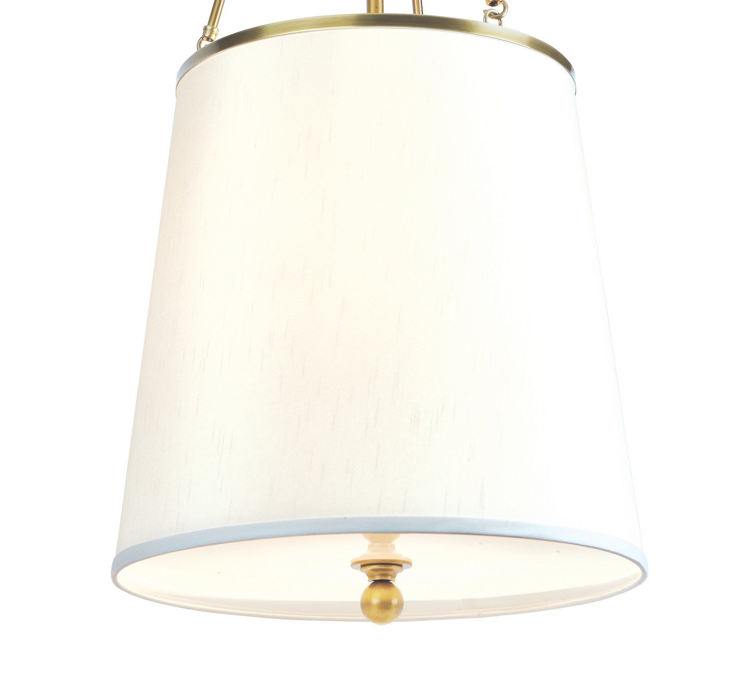 Norwell Lighting - 5280_AG_CS - Three Light Chandelier - Ashton - Aged Brass