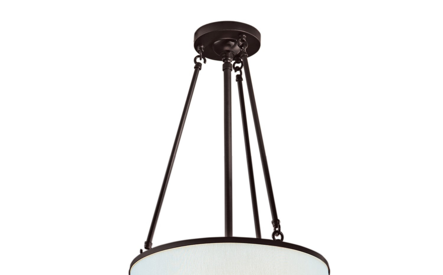 Norwell Lighting - 5280_BR_CS - Three Light Chandelier - Ashton - Bronze