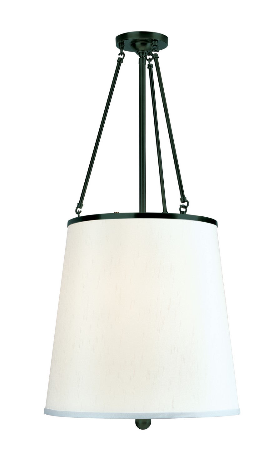 Norwell Lighting - 5280_MB_CS - Three Light Chandelier - Ashton - Matte Black