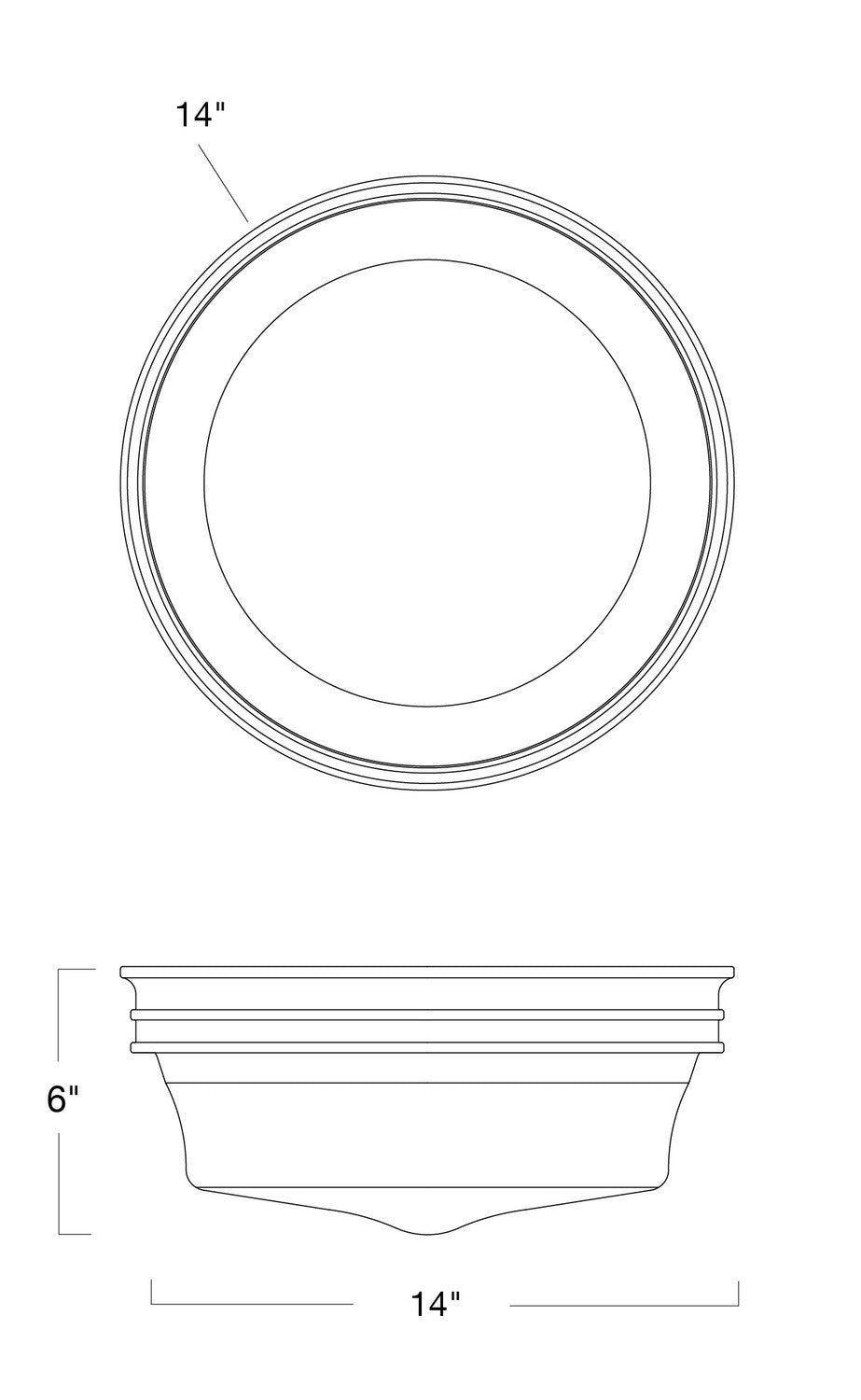 Norwell Lighting - 5912-OB-MO - Three Light Flush Mount - Galen - Oil Rubbed Bronze