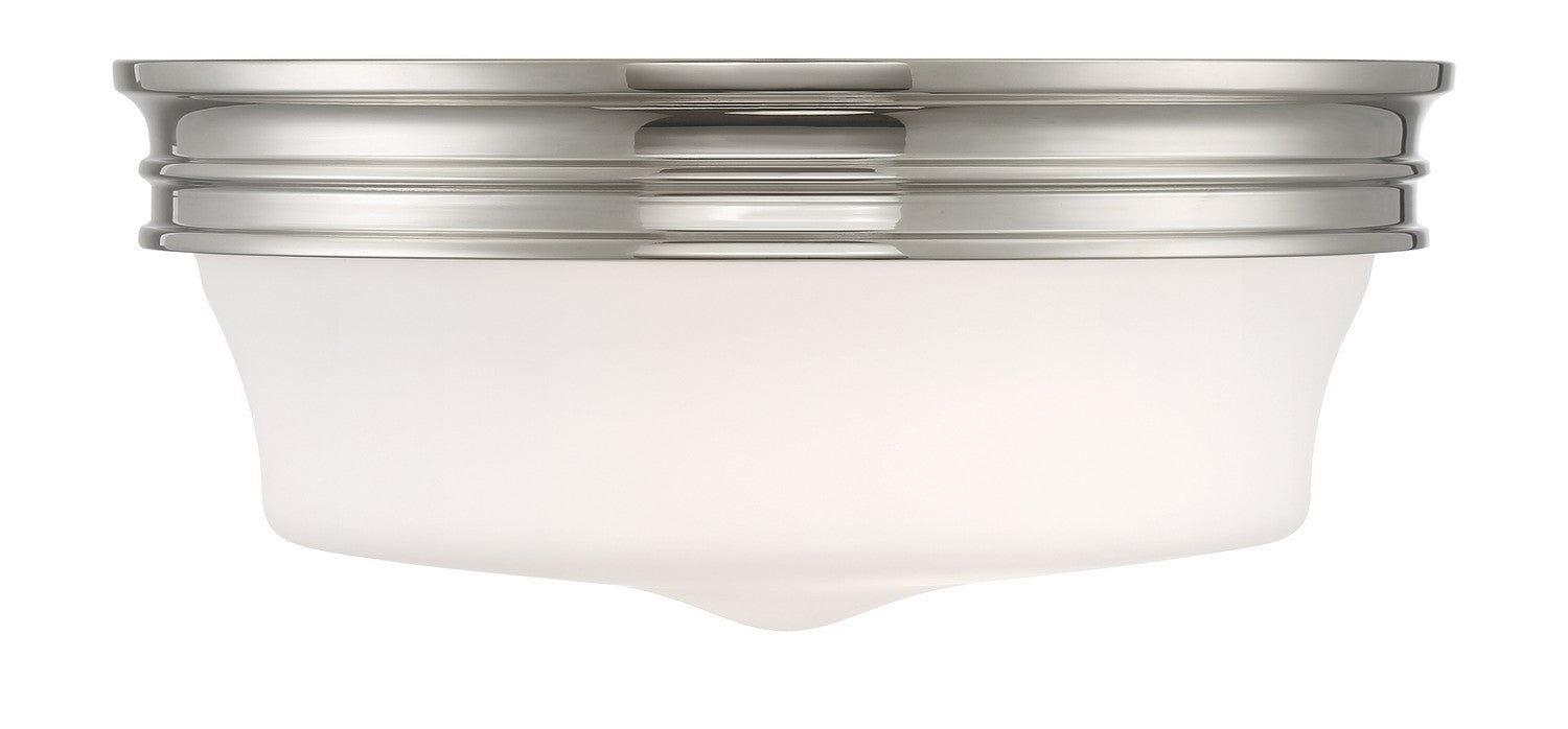 Norwell Lighting - 5912-PN-MO - Three Light Flush Mount - Galen - Polished Nickel