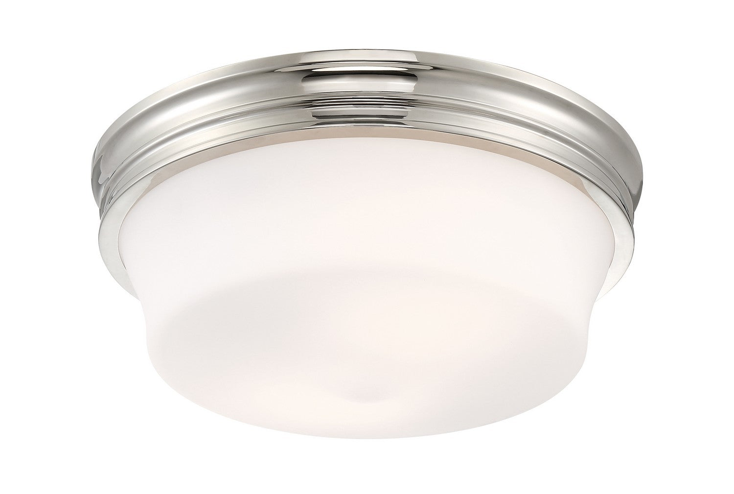 Norwell Lighting - 5912-PN-MO - Three Light Flush Mount - Galen - Polished Nickel