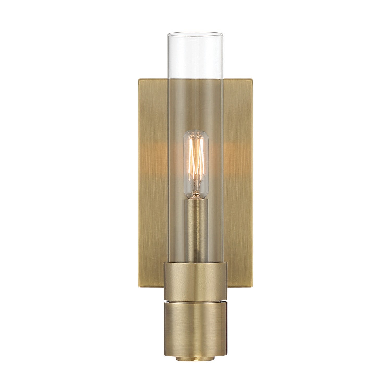 Norwell Lighting - 6511-AN-CL - One Light Wall Sconce - Rohe - Oxidized Brass