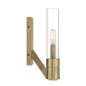 Norwell Lighting - 6511-AN-CL - One Light Wall Sconce - Rohe - Oxidized Brass