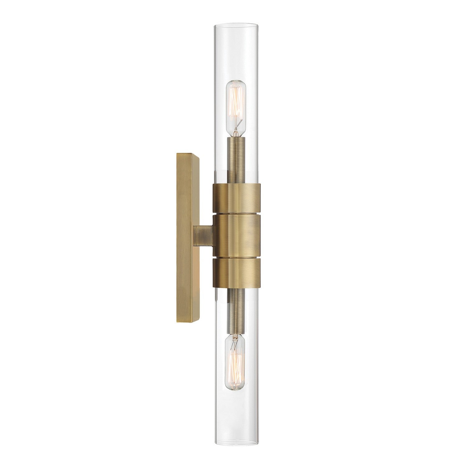 Norwell Lighting - 6512-AN-CL - Two Light Wall Sconce - Rohe - Oxidized Brass