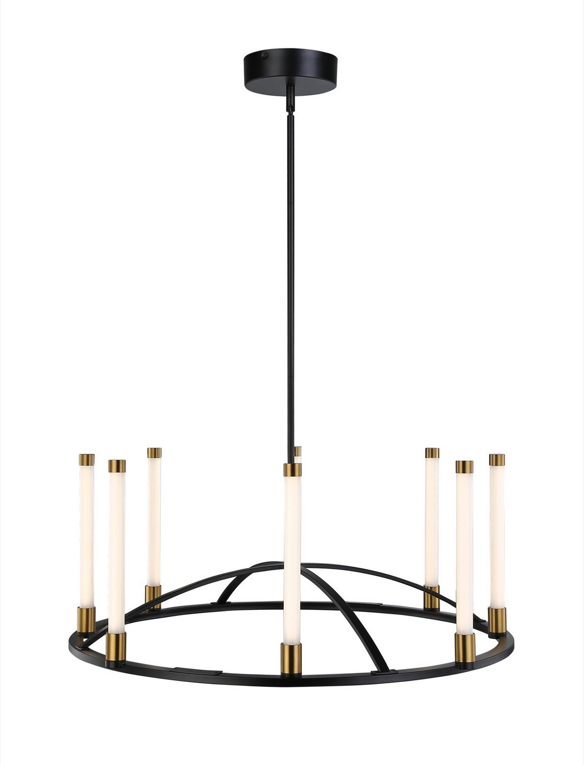 Artcraft - SC13088BB - LED Chandelier - Infiniti - Matte Black & Brass