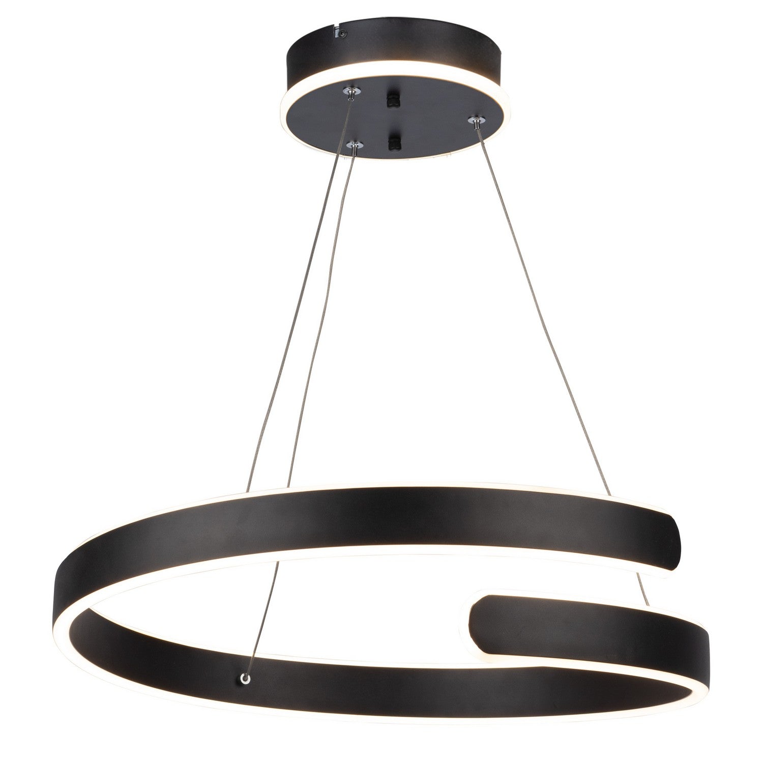 Artcraft - AC7619BK - LED Chandelier - Sirius - Black