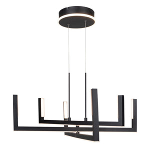 Artcraft - AC6776BK - LED Chandelier - Silicon Valley - Black