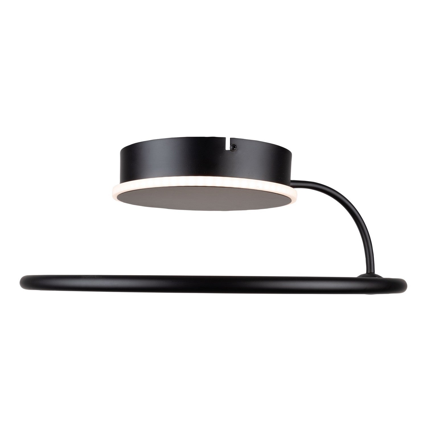 Artcraft - AC6631BK - LED Semi-Flush Mount - Halo - Black