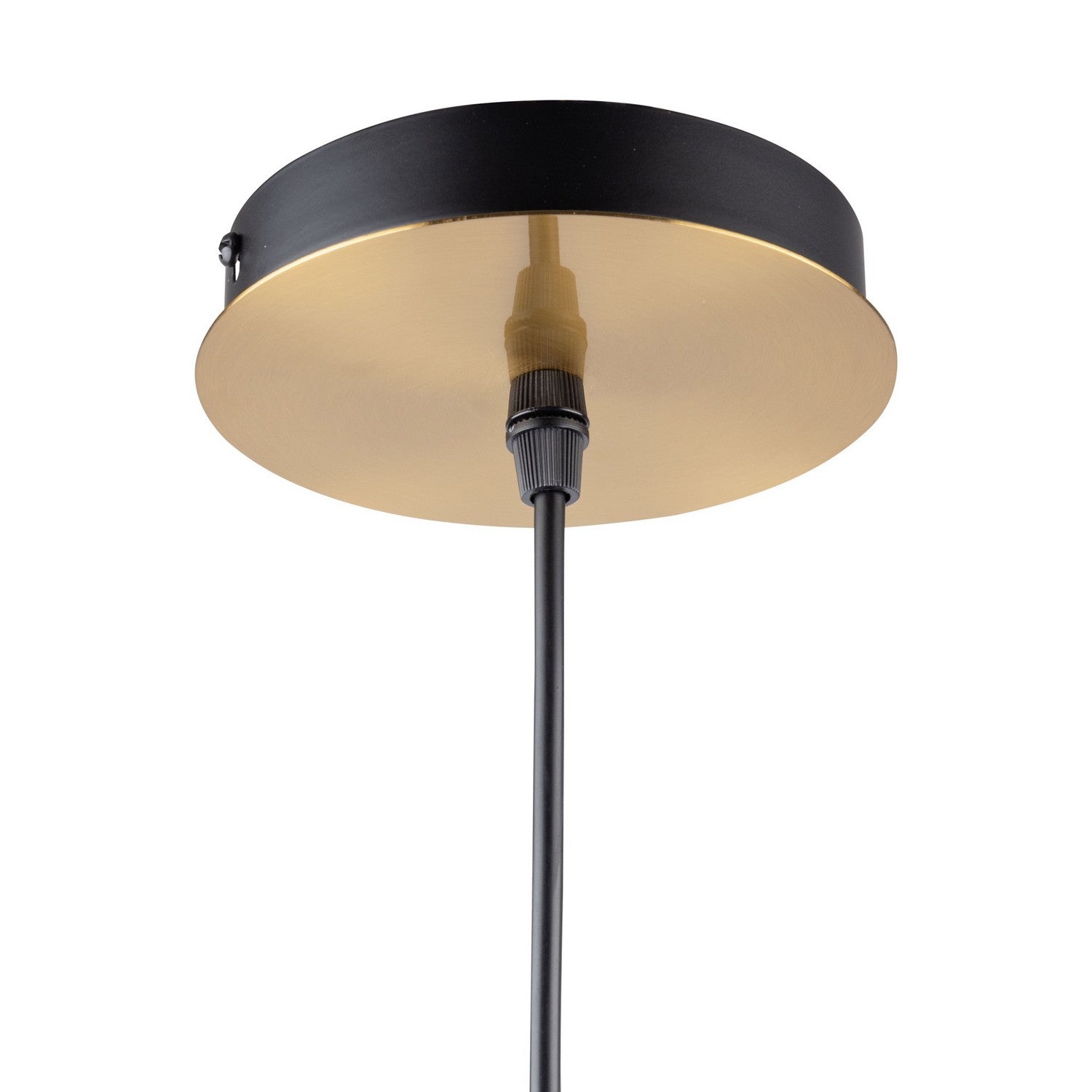 Artcraft - AC11761VB - One Light Pendant - Aurelia - Matte Black & Brass