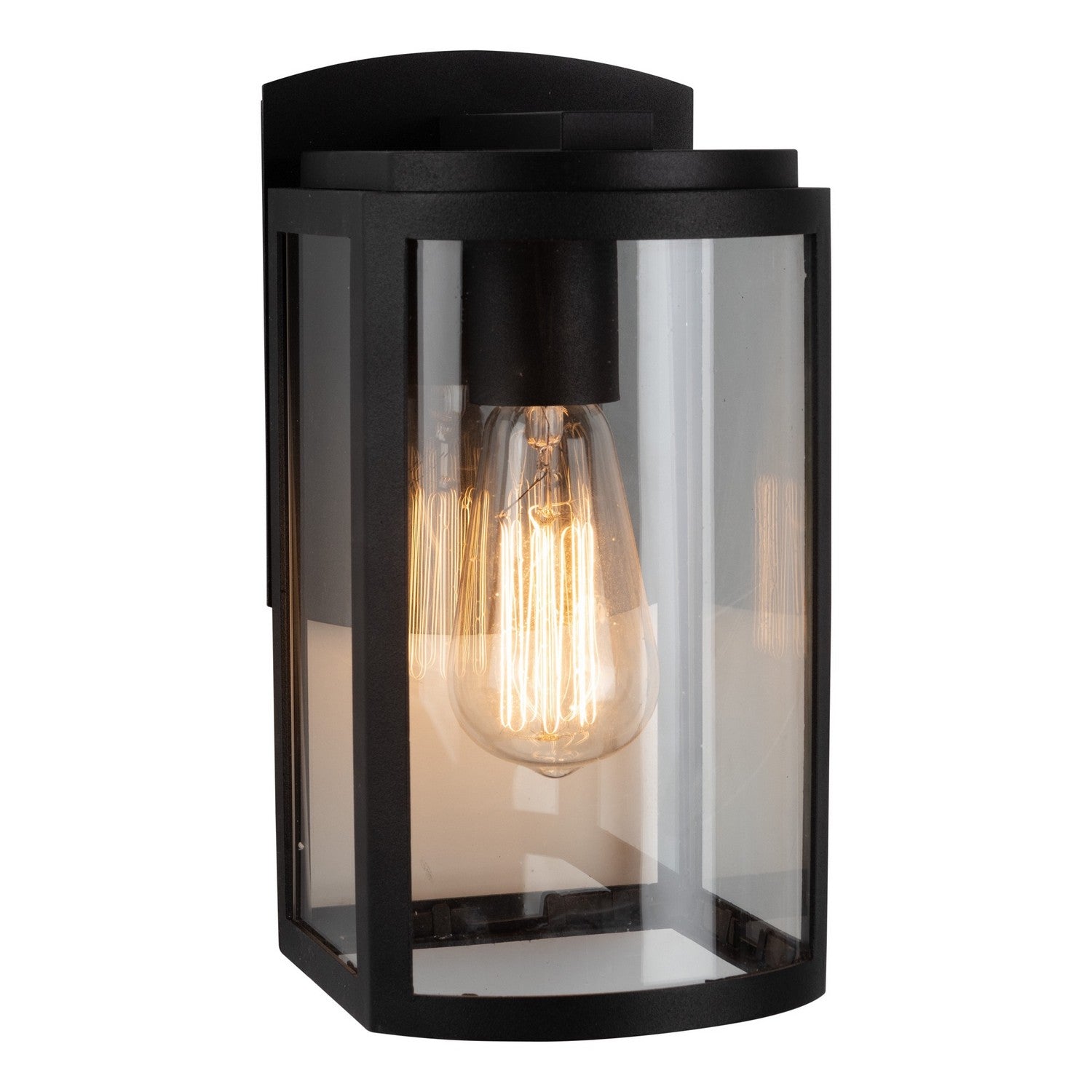 Artcraft - AC8690BK - One Light Outdoor Wall Mount - Lakewood - Matte Black