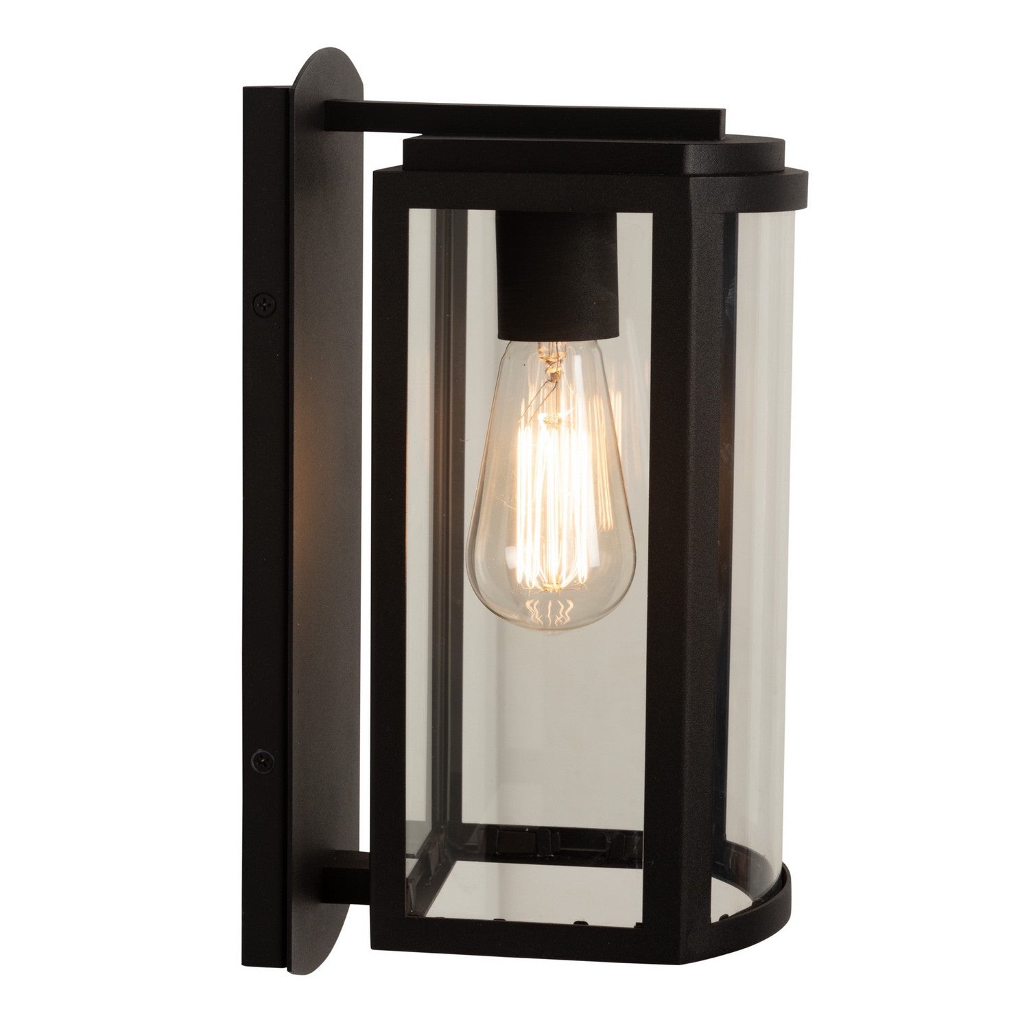 Artcraft - AC8691BK - One Light Outdoor Wall Mount - Lakewood - Matte Black