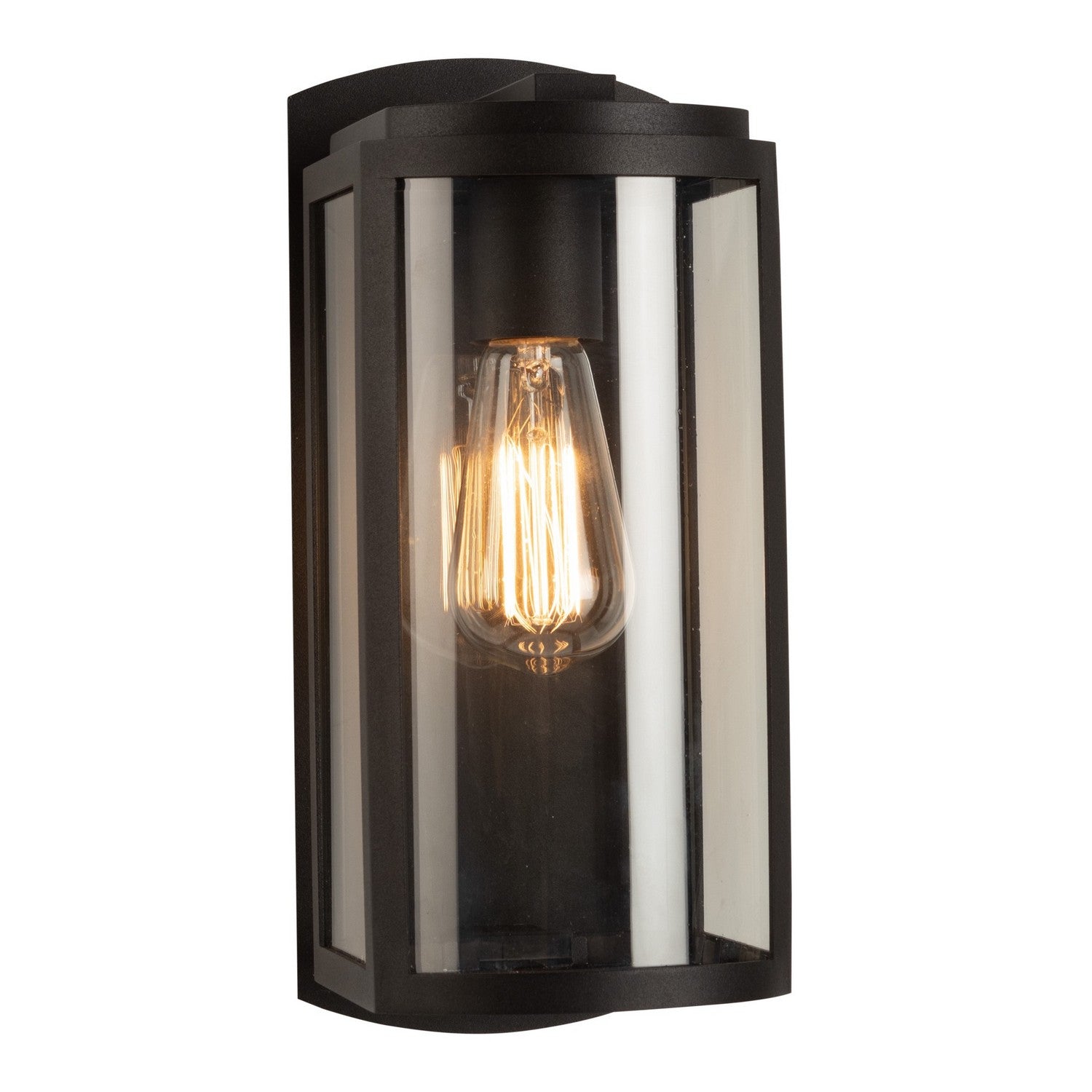 Artcraft - AC8691BK - One Light Outdoor Wall Mount - Lakewood - Matte Black