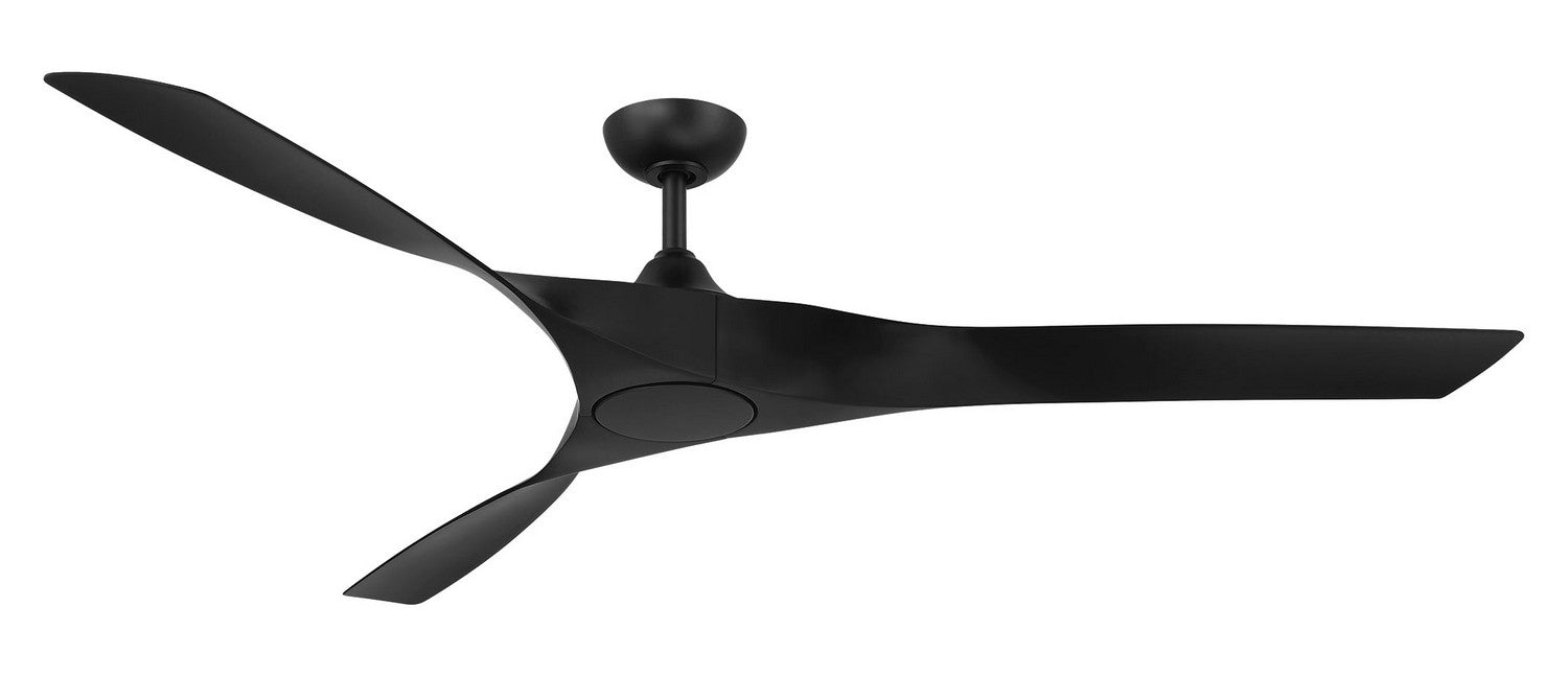 Wind River Fan Company - WR2121MB - 70"Ceiling Fan - Willow XL - Matte Black