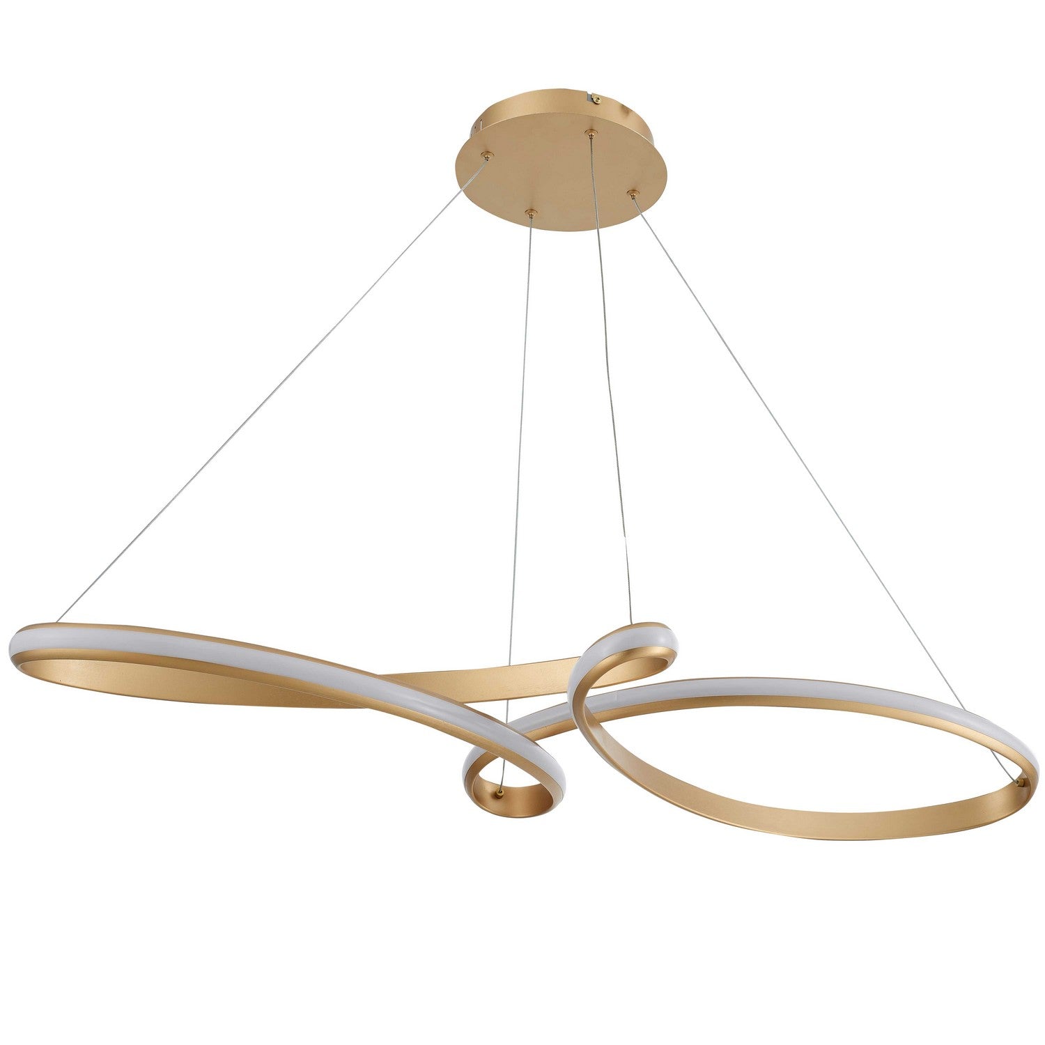 Dainolite Ltd - NOL-4350LEDHP-AGB - LED Pendant - Nola - Aged Brass