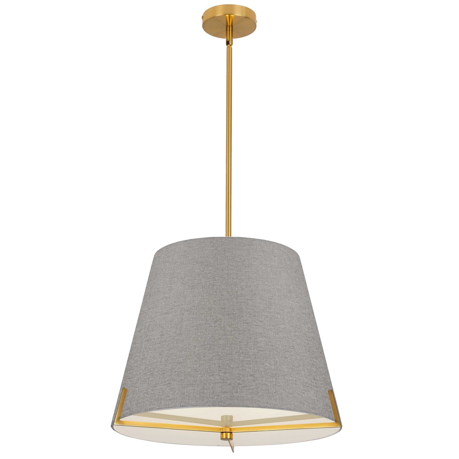 Dainolite Ltd - PST-184P-AGB-GRY - Four Light Pendant - Preston - Grey