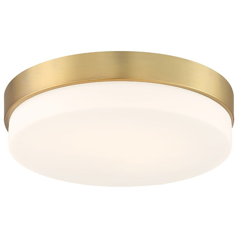 Access - 20827LEDD-ABB/OPL - LED Flush Mount - Roma - Antique Brushed Brass