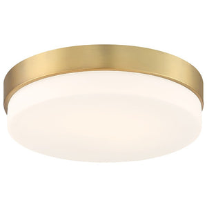 Access - 20827LEDD-ABB/OPL - LED Flush Mount - Roma - Antique Brushed Brass