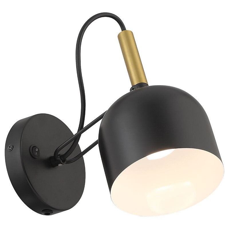 Access - 72018LEDD-BWA - LED Reading Light - Porto - Black with Antique Brushed Brass