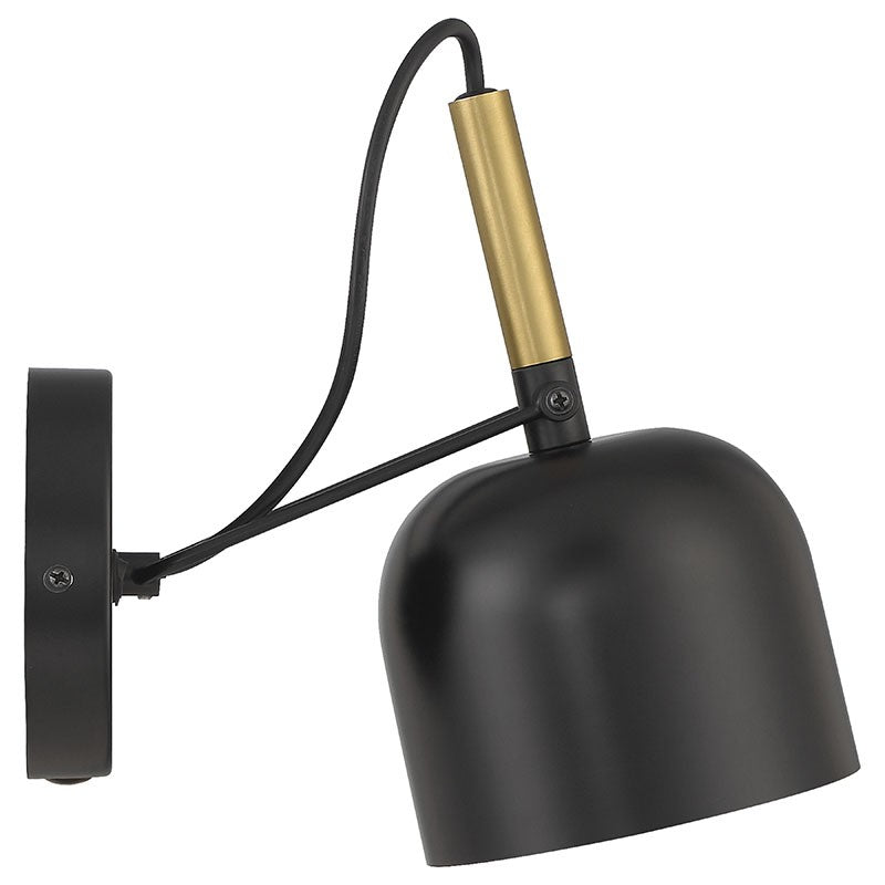 Access - 72018LEDD-BWA - LED Reading Light - Porto - Black with Antique Brushed Brass