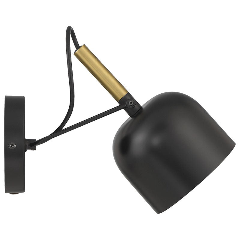 Access - 72018LEDD-BWA - LED Reading Light - Porto - Black with Antique Brushed Brass